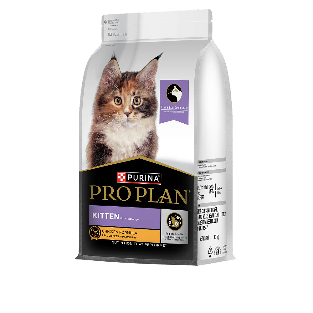 Pro Plan Chicken Flavoured Kitten Cat Dry Food - Image 2