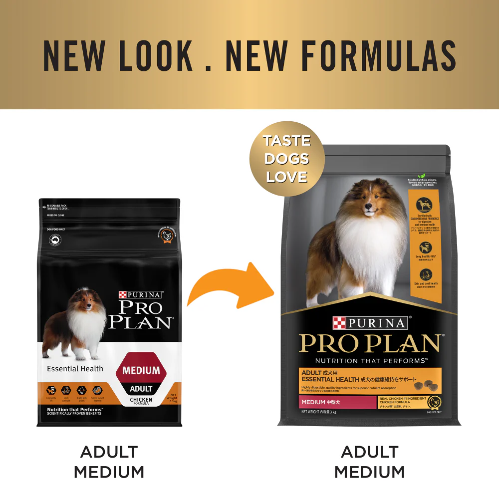 Purina Pro Plan Chicken Medium Breed Adult Dog Dry Food (New Improved Formula) - Image 7