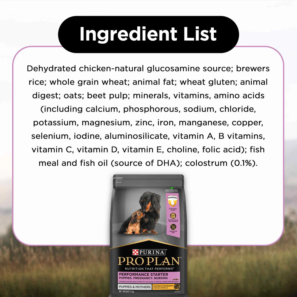 Pro Plan Chicken Mother and Puppy Starter Dog Dry Food (New Improved Formula) - Image 3