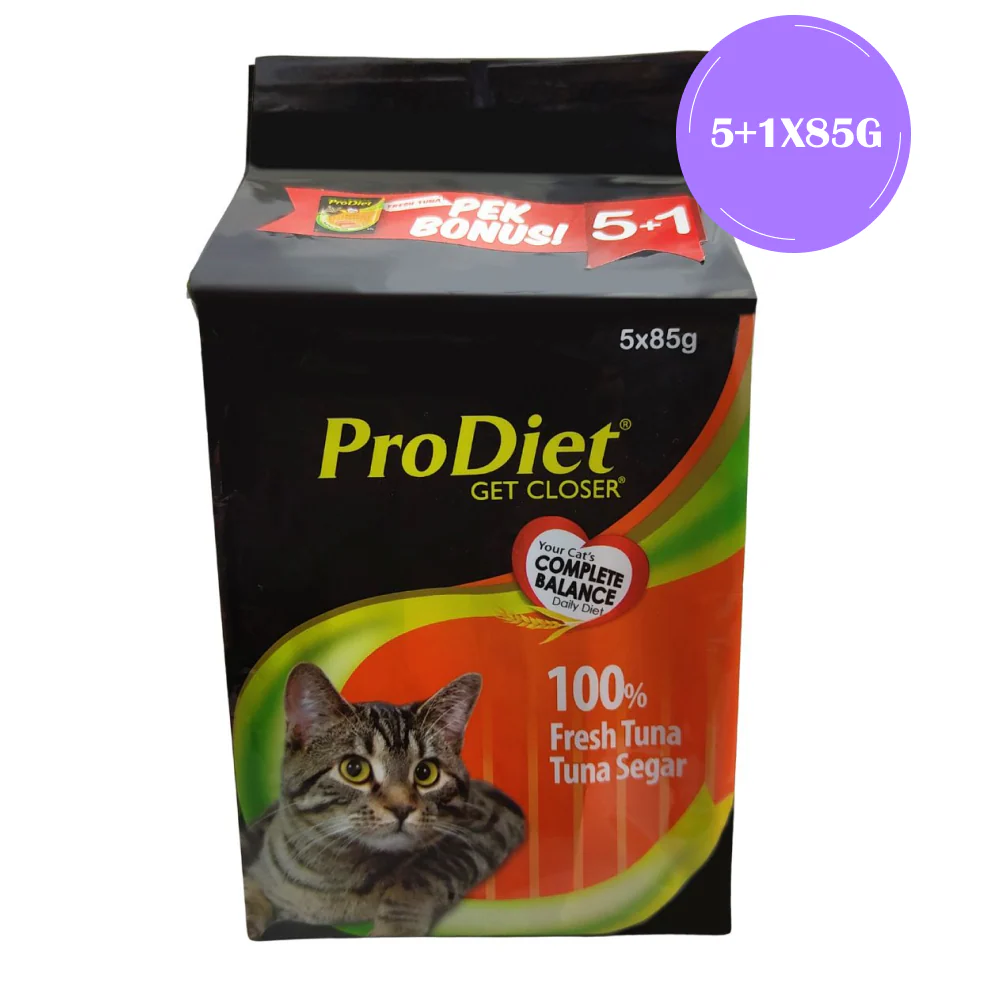 ProDiet 100% Tuna & Tuna Segar Adult Cat Wet Food - Image 2
