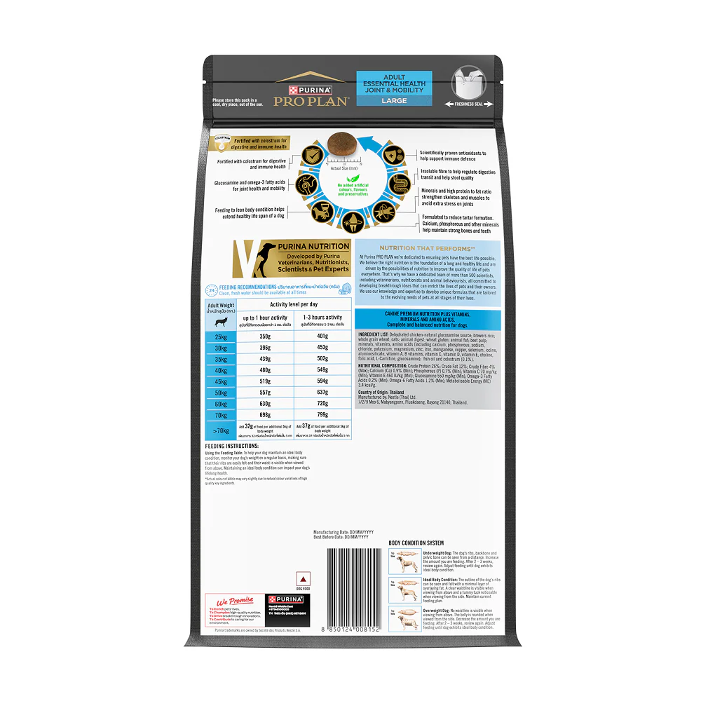 Purina Pro Plan Chicken Large Breed Adult Dog Dry Food (New Improved Formula) - Image 10