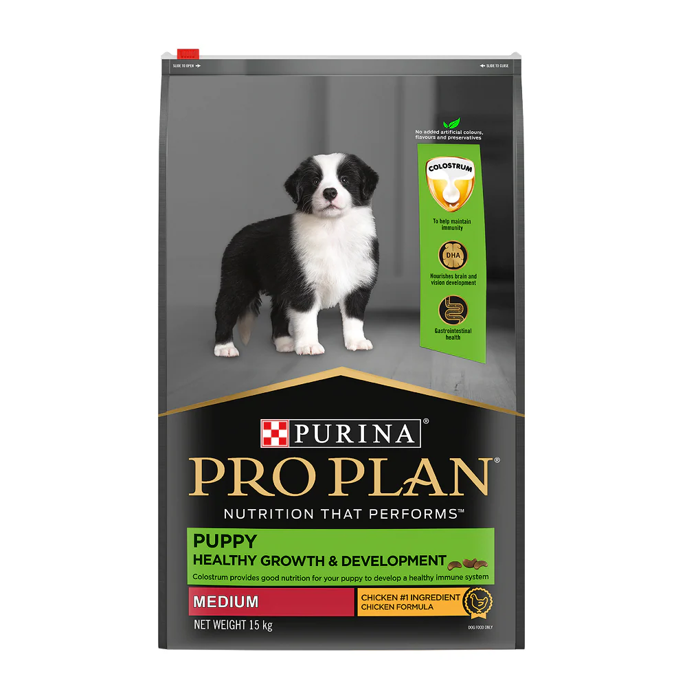 Purina Pro Plan Chicken Medium Breed Puppy Dog Dry Food (New Improved Formula) - Image 14