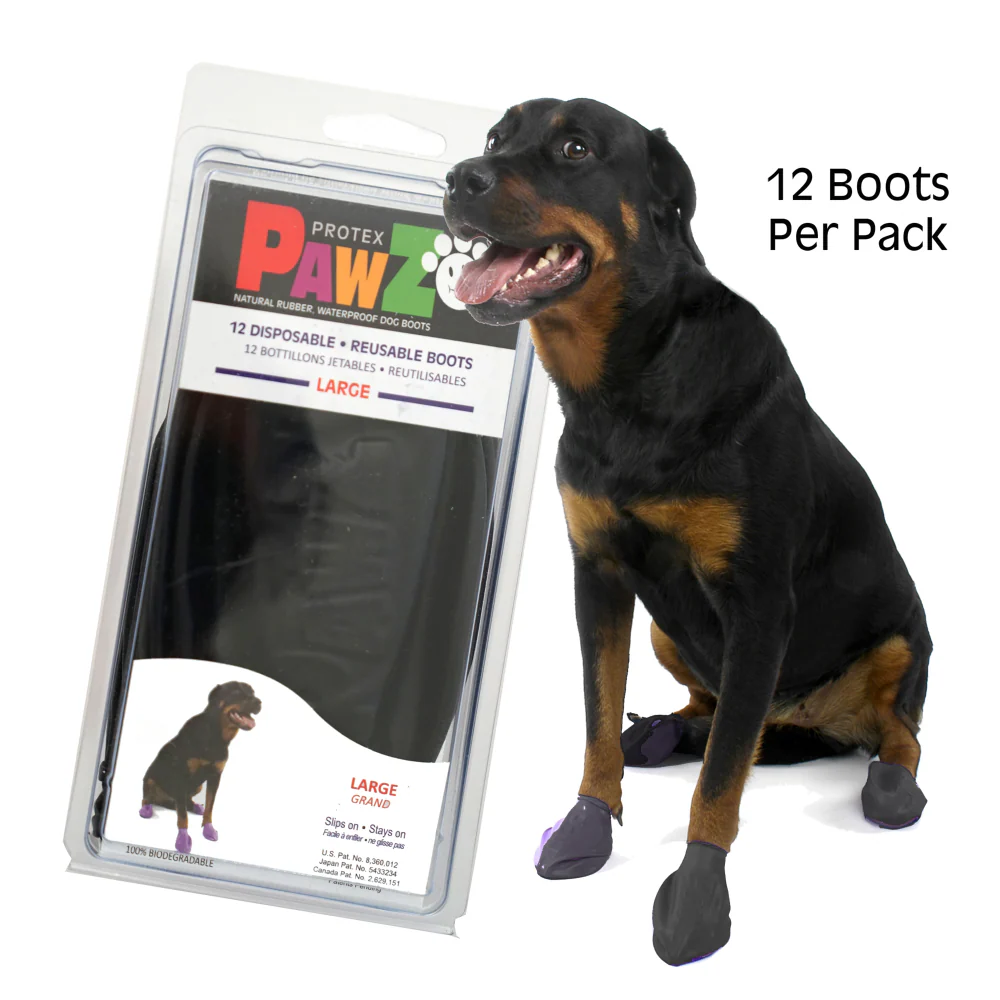 Protex PawZ Disposable and Reusable Boots for Dogs (Black) - Image 8