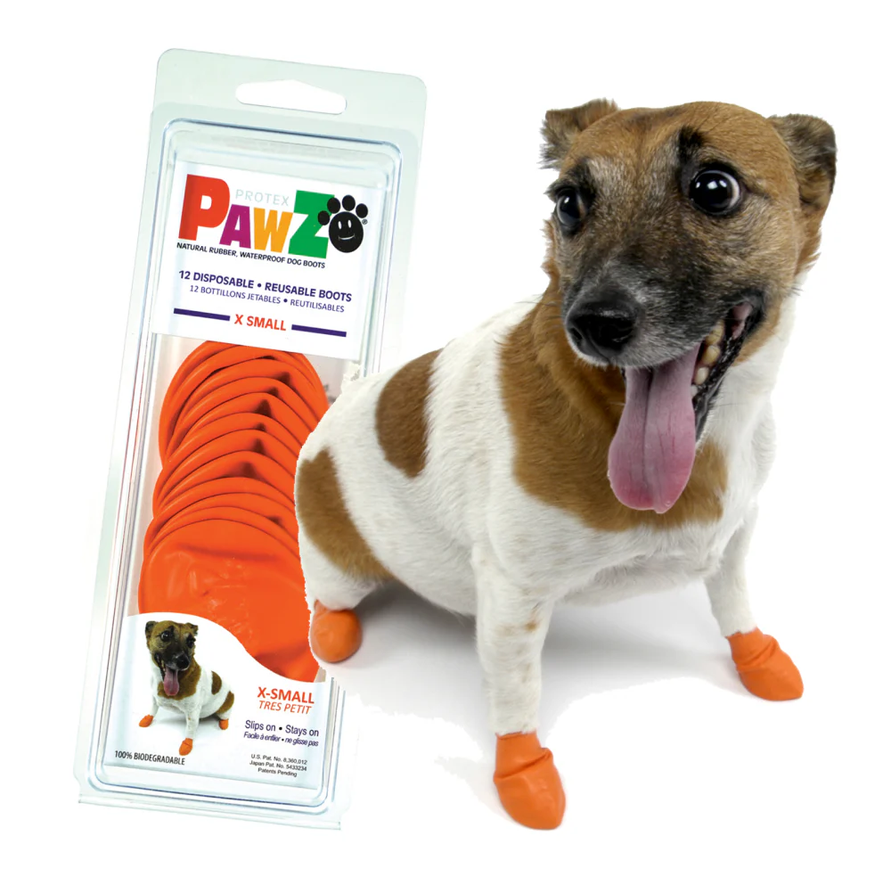 Protex PawZ Disposable and Reusable Bootz for Dogs (Orange) - Image 6