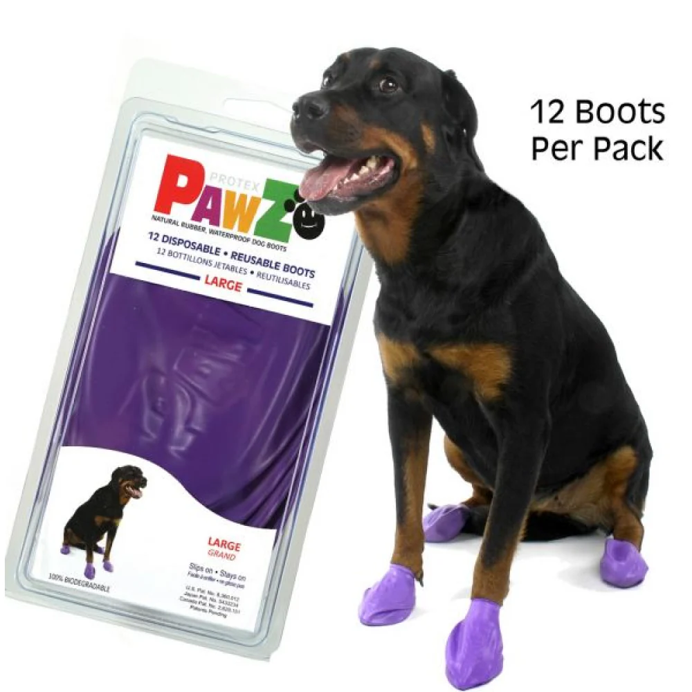 Protex PawZ Disposable and Reusable Boots for Dogs (Purple) - Image 7
