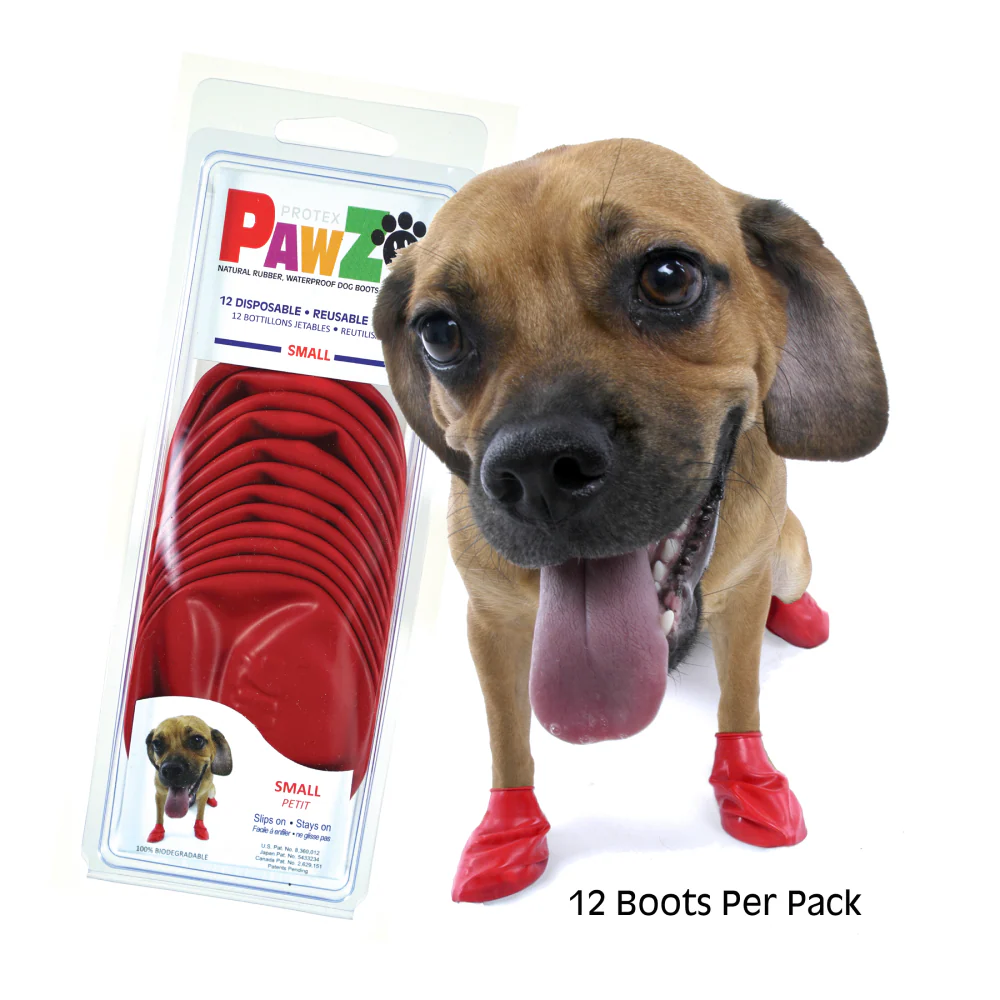 Protex PawZ Disposable and Reusable Boots for Dogs (Red) - Image 3