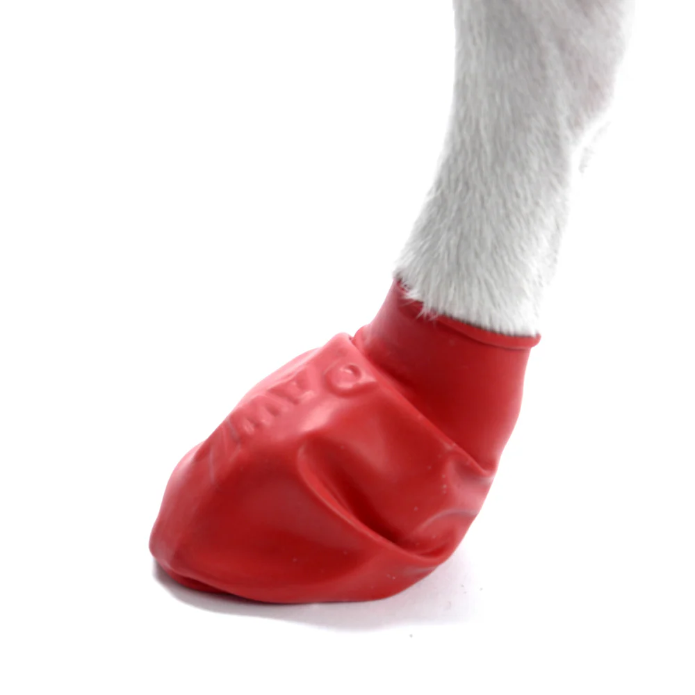 Protex PawZ Disposable and Reusable Boots for Dogs (Red) - Image 4