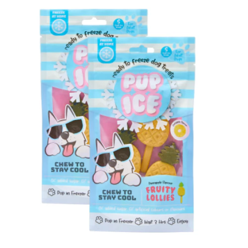 Pup Ice Pineapples Flavoured Fruity Lollies Dog Treat - Image 8