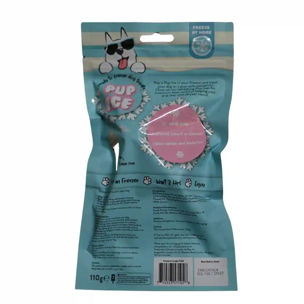 Pup Ice Vanilla and Peanut Butter Flavoured Waffle Cones Dog Treat - Image 7