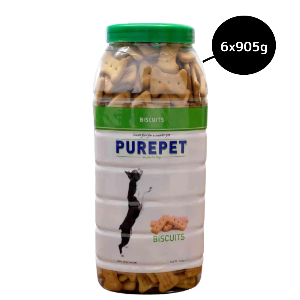 Purepet 100% Vegeterian Biscuit Dog Treats - Image 7