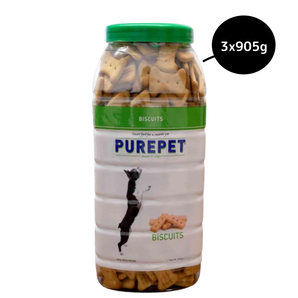 Purepet 100% Vegeterian Biscuit Dog Treats - Image 8