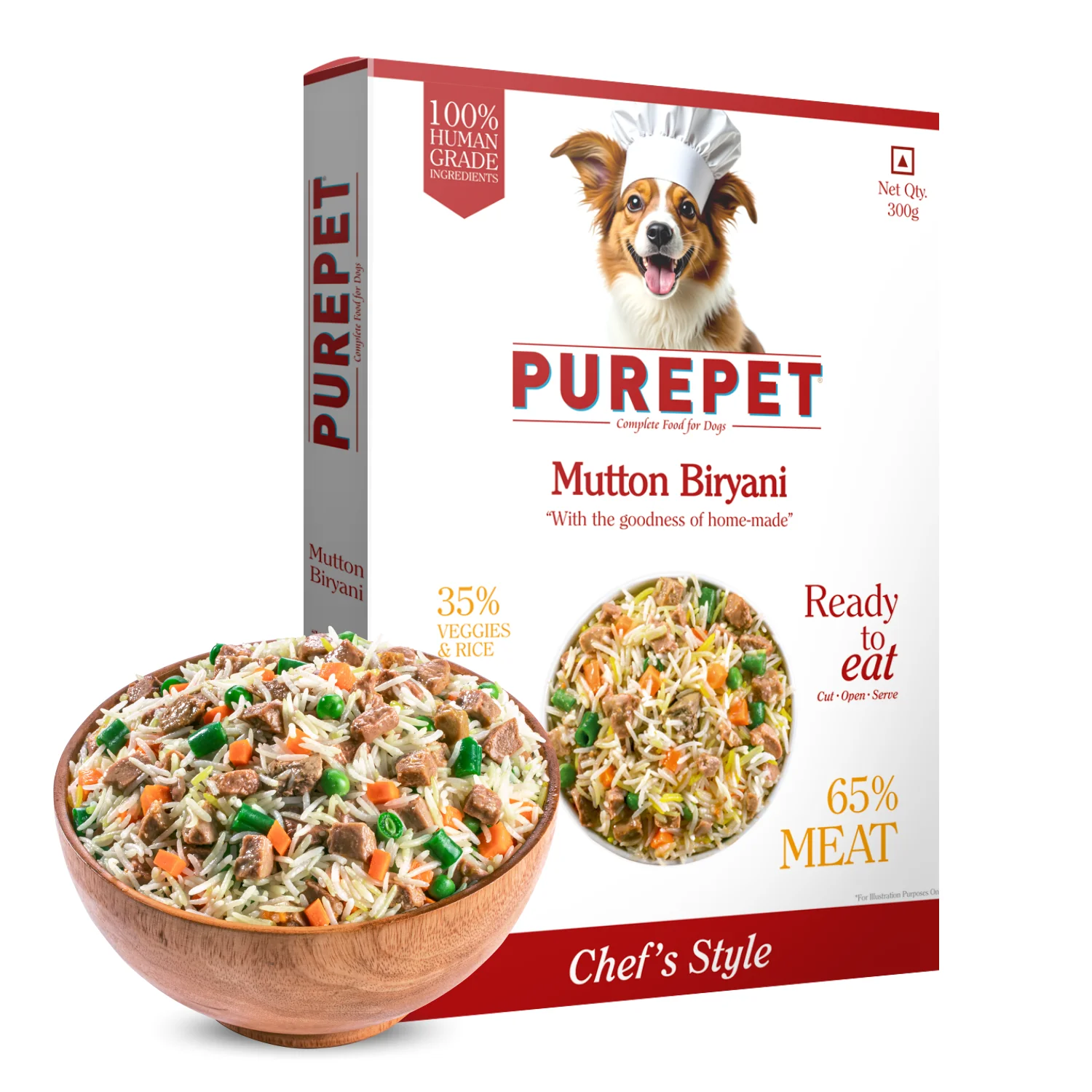 Purepet Chicken and Mutton Biryani Fresh Food For Dogs - Image 2