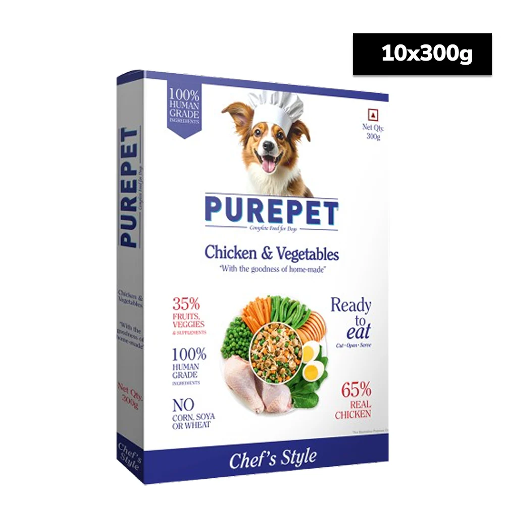 Purepet Chicken and Vegetable Biryani Fresh Food For Dogs - Image 2