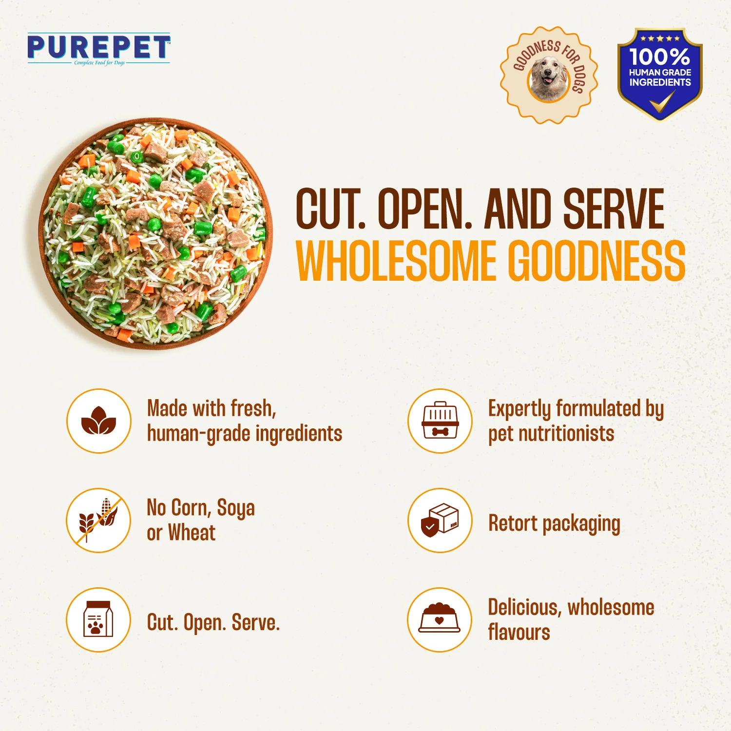 Purepet Chicken Biryani Fresh Food For Dogs - Image 6