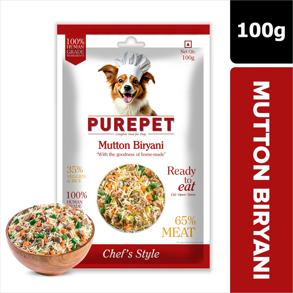 Purepet Mutton Biryani Fresh Food For Dogs - Image 13