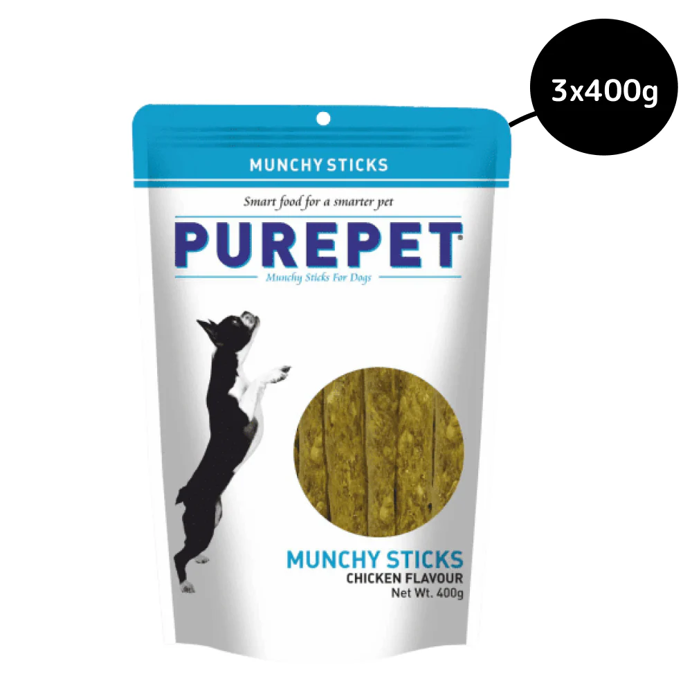 Purepet Chicken Flavor Munchy Sticks Dog Treats - Image 9