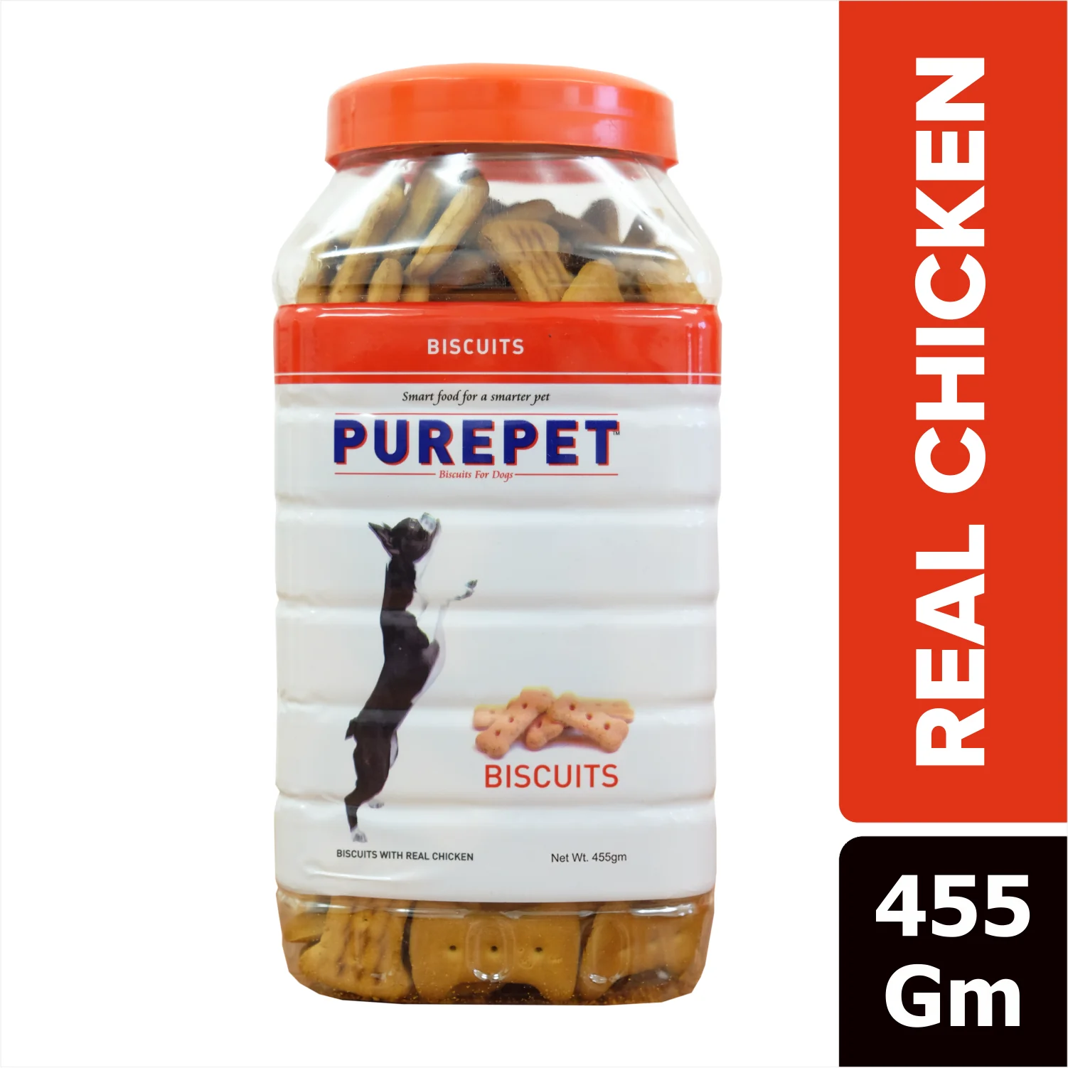 Purepet Chicken Flavour Real Chicken Biscuit Dog Treats - Image 9