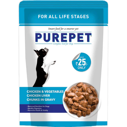 Purepet Chicken & Vegetable Adult Dog Dry and Wet Food Combo - Image 13