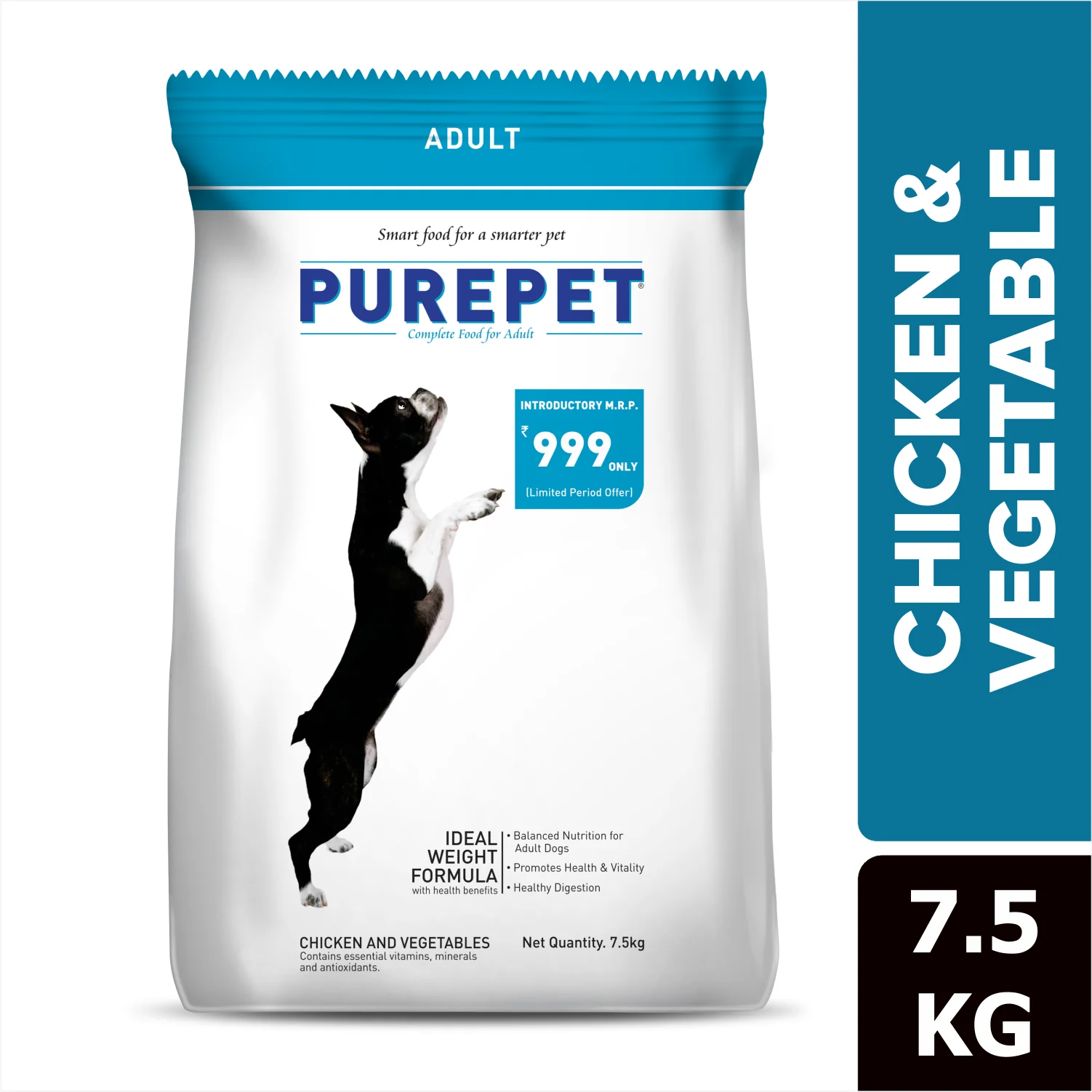 Purepet Chicken & Vegetable Adult Dog Dry Food - Image 10