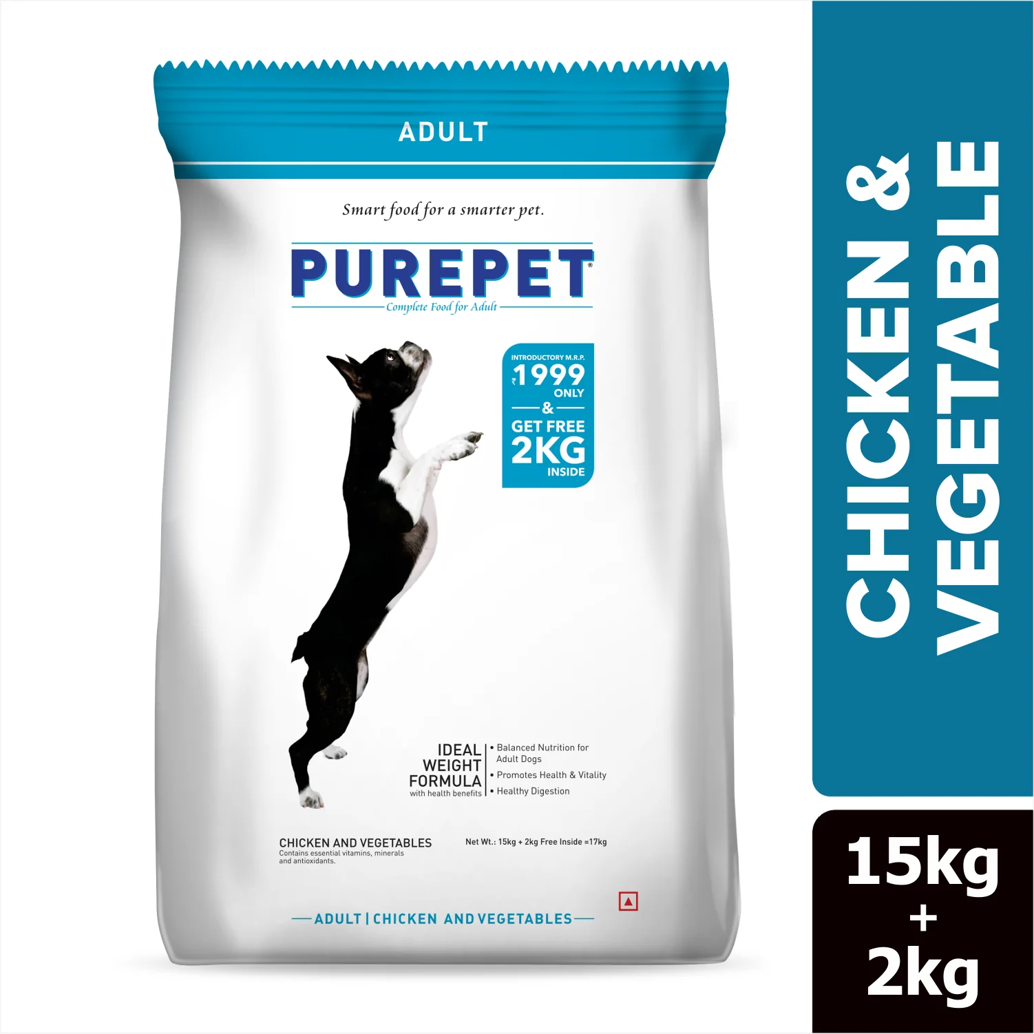 Purepet Chicken & Vegetable Adult Dog Dry Food - Image 12