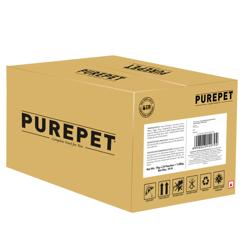 Purepet Chicken & Vegetable Chunks in Gravy Adult Dog Wet Food - Image 7
