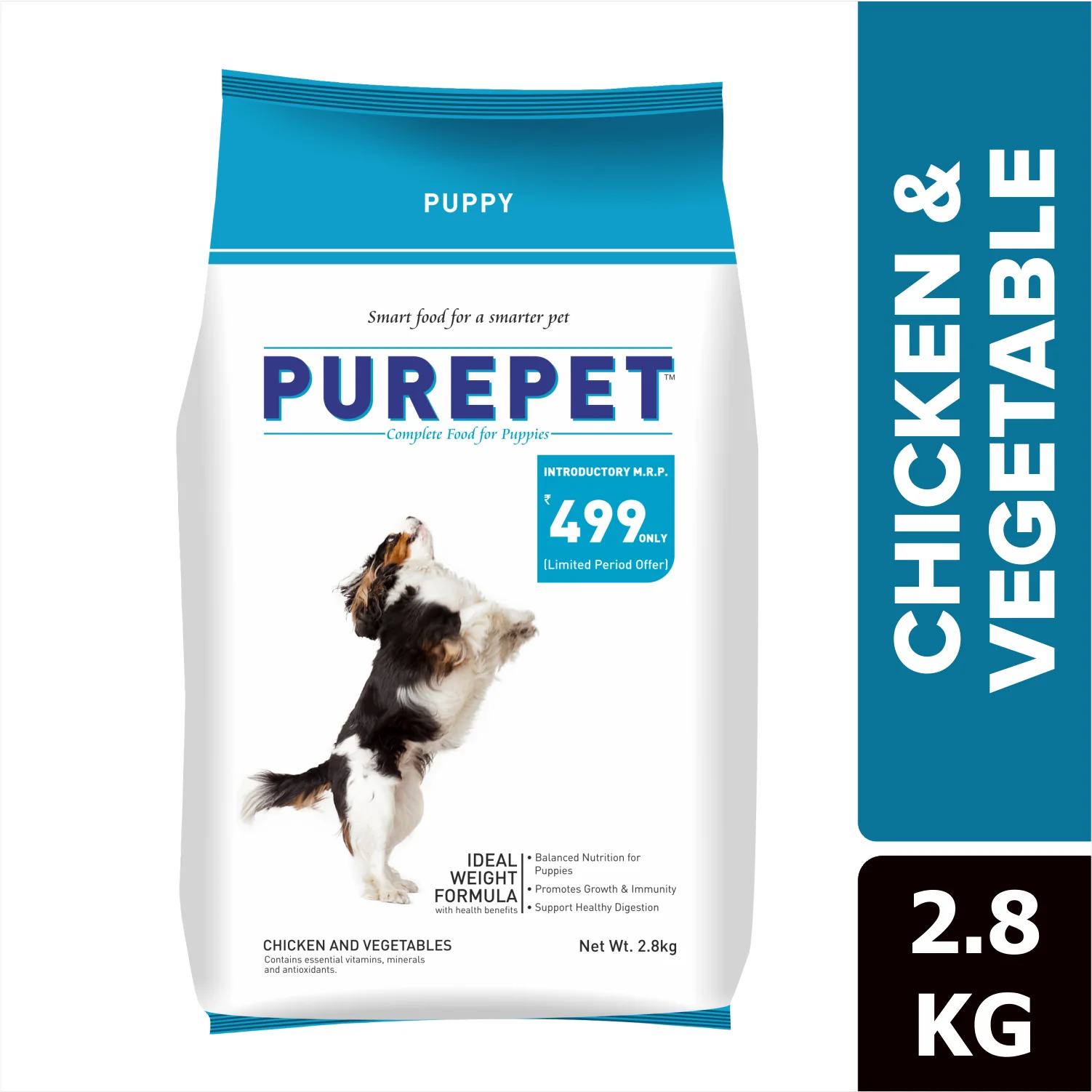 Purepet Chicken & Vegetable Puppy Dog Dry Food - Image 9