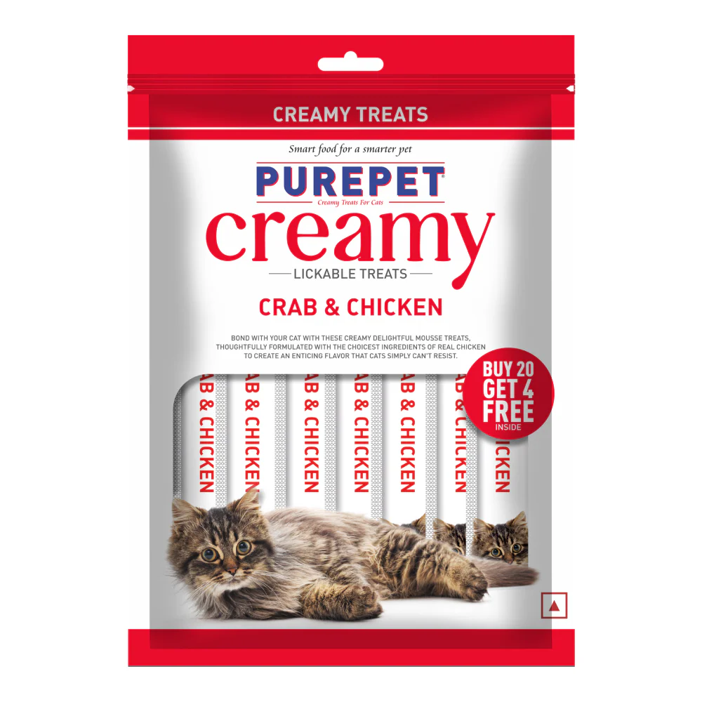 Purepet Crab and Chicken Lickable Creamy Treats for Cats - Image 11