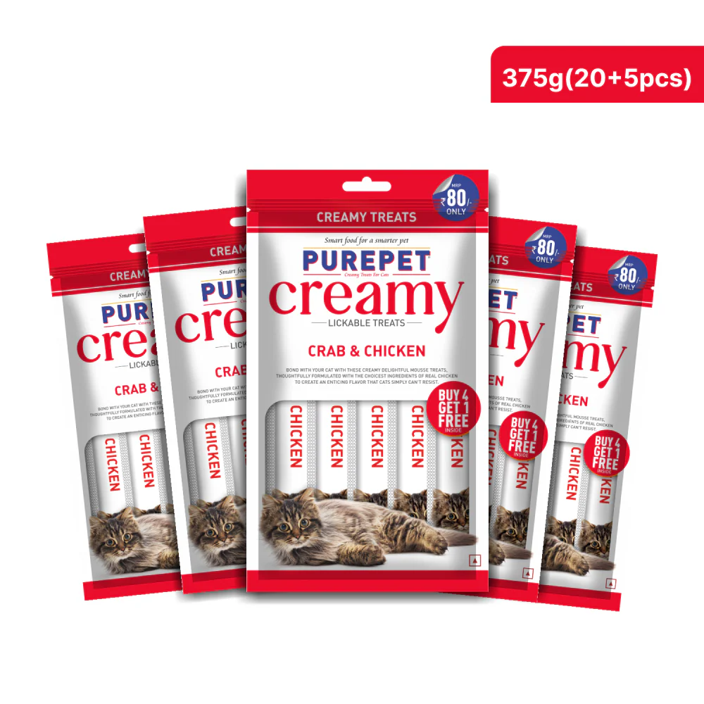 Purepet Crab and Chicken Lickable Creamy Treats for Cats - Image 8