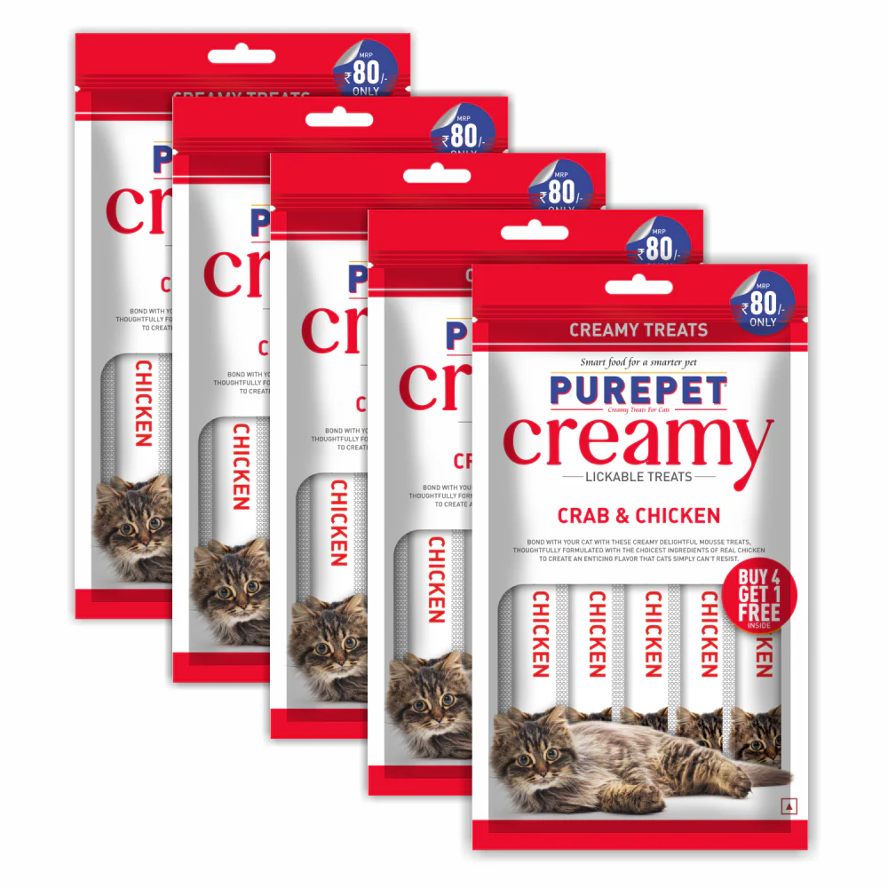 Purepet Crab and Chicken Lickable Creamy Treats for Cats - Image 9