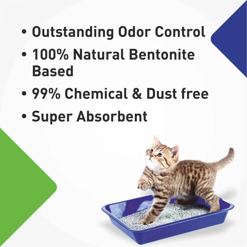 Purepet Lavender Scented Clumping Cat Litter and M Pets Basic Cat Litter Scoop (Red) Combo - Image 6