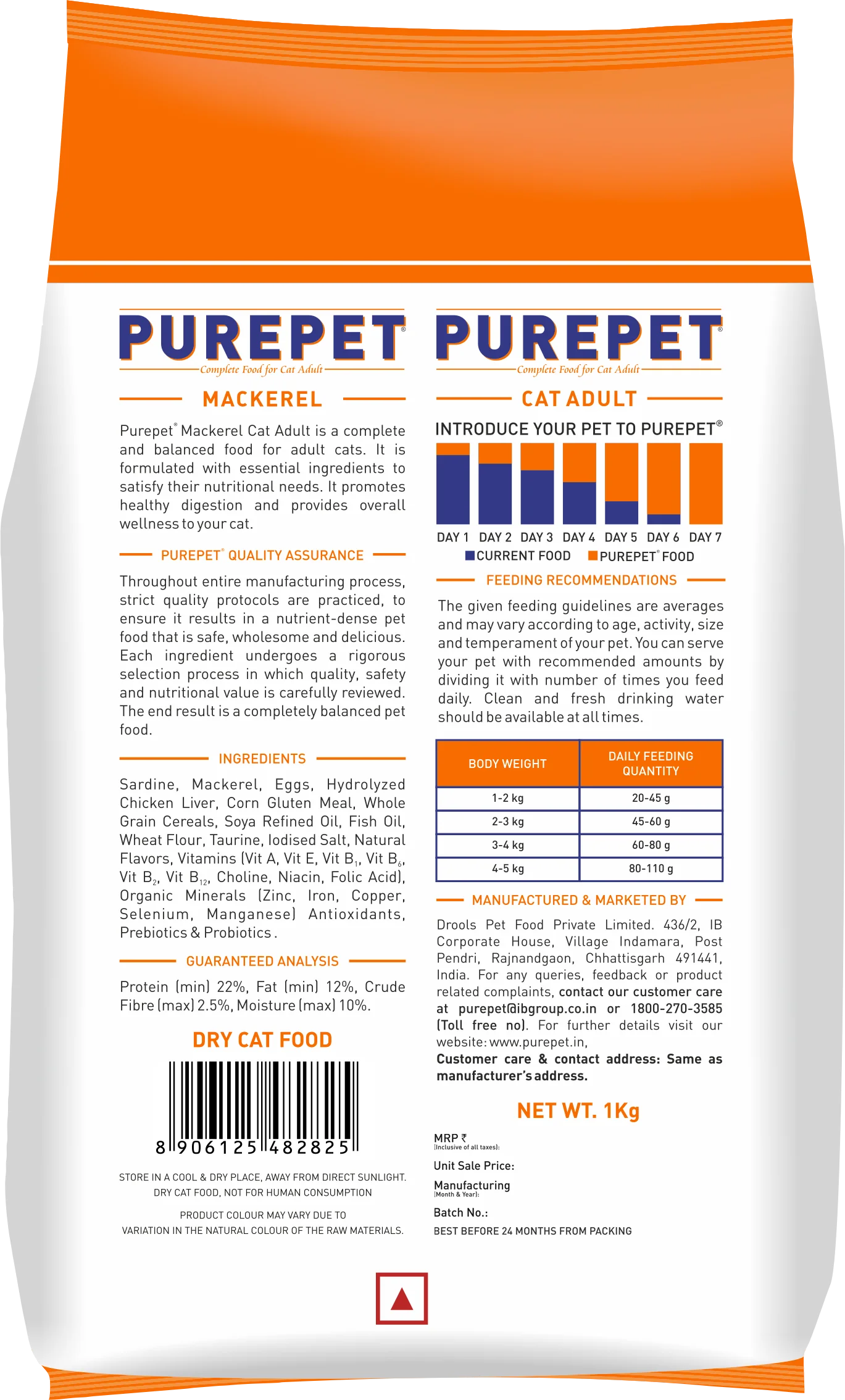 Purepet Mackerel Adult Cat Dry Food - Image 11