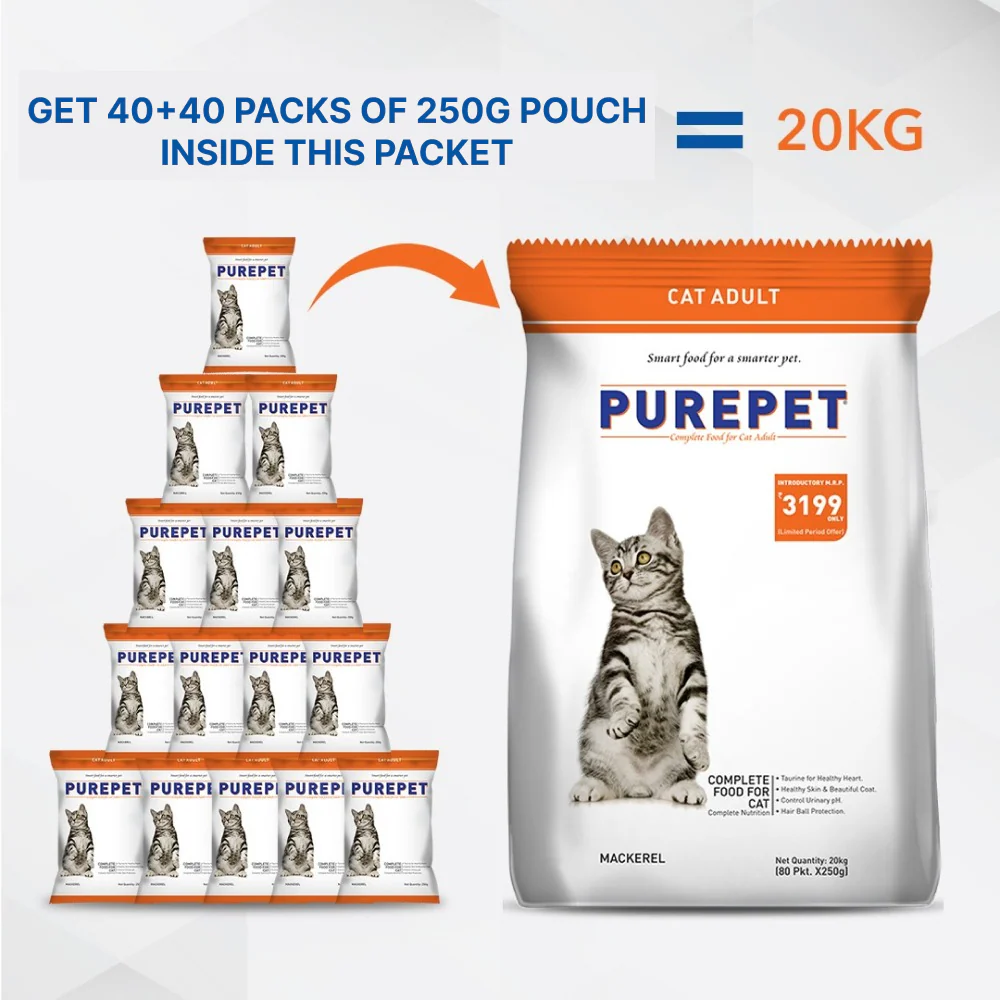 Purepet Mackerel Adult Cat Dry Food - Image 12