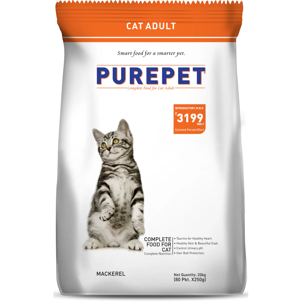Purepet Mackerel Adult Cat Dry Food - Image 9