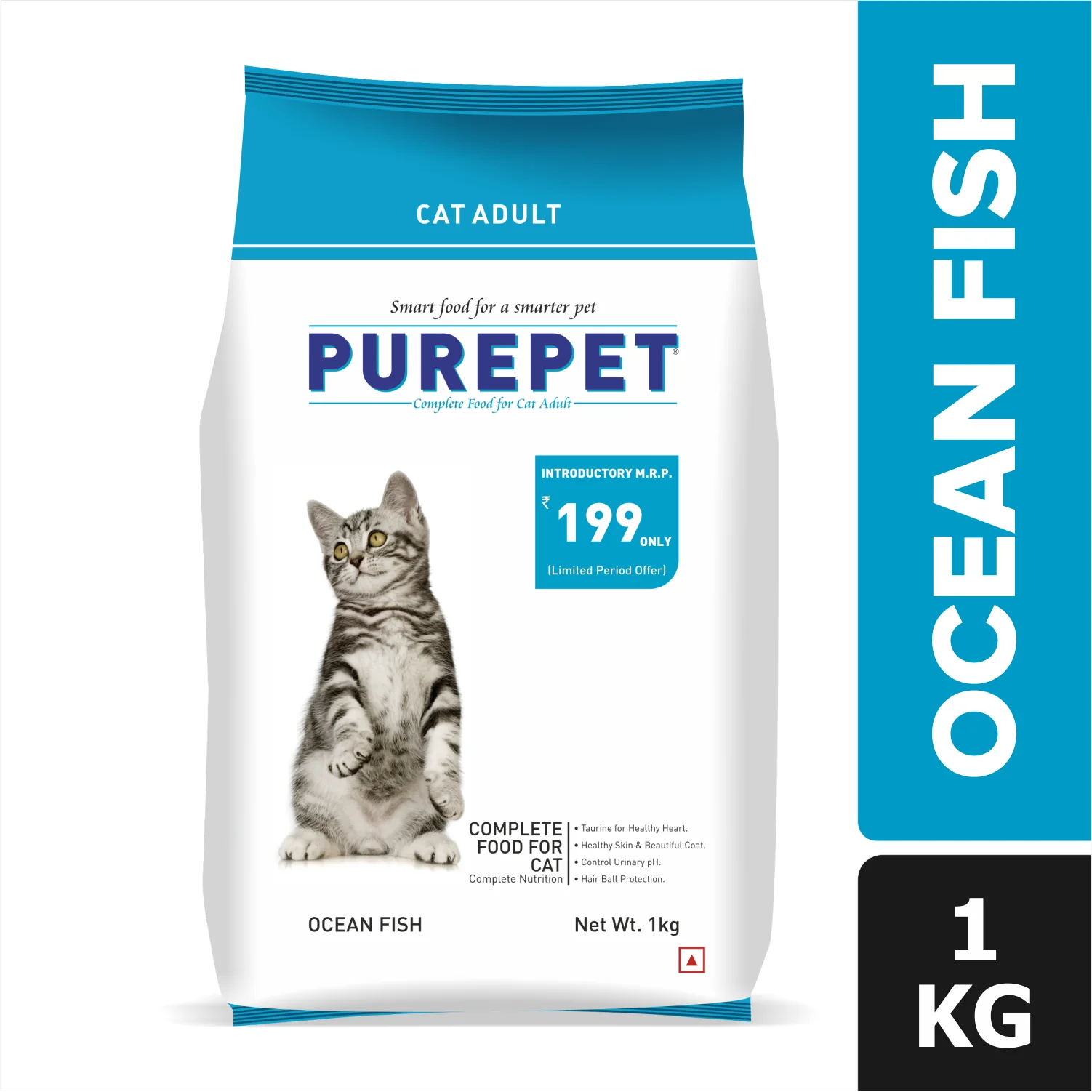 Purepet Mackerel and Ocean Fish Adult Cat Dry Food Combo - Image 2