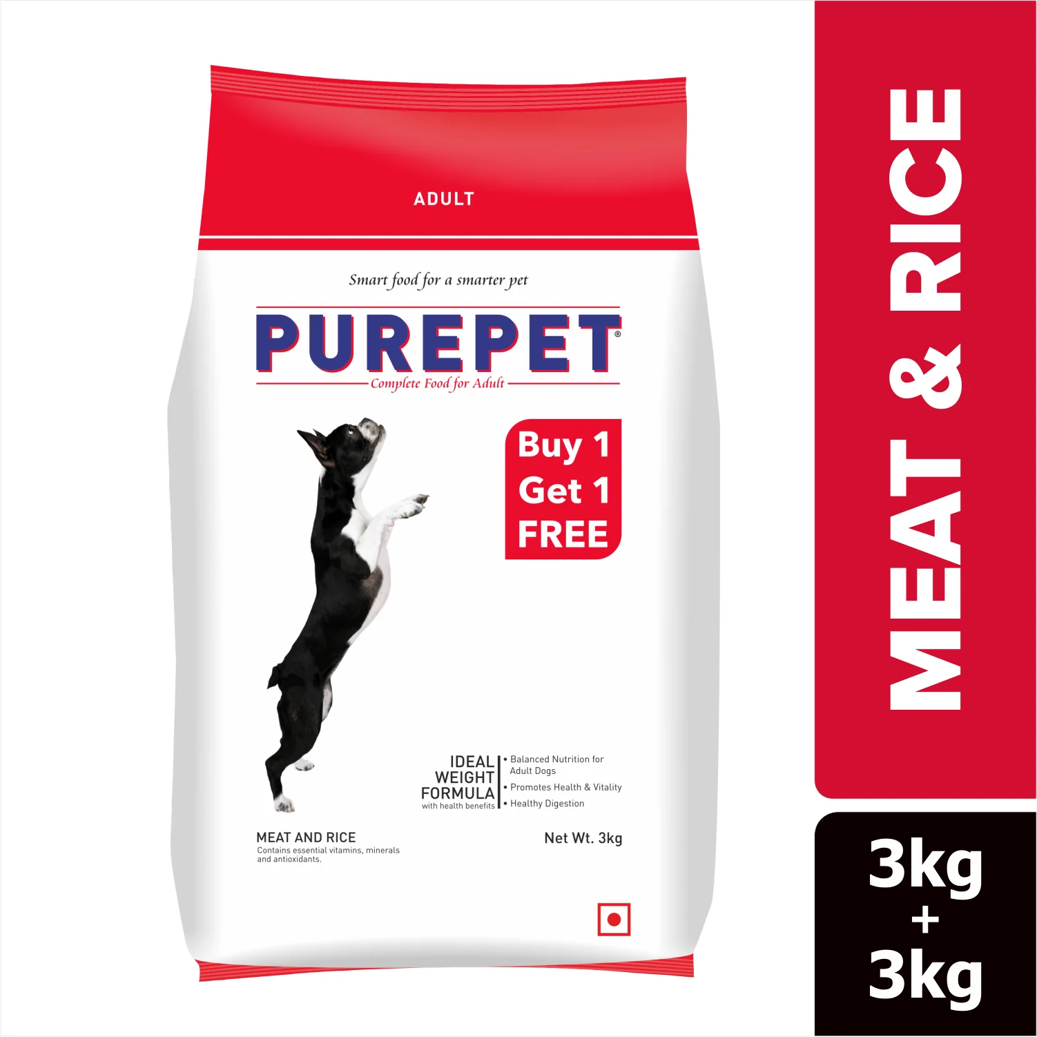 Purepet Meat and Rice Adult Dog Dry Food - Image 7