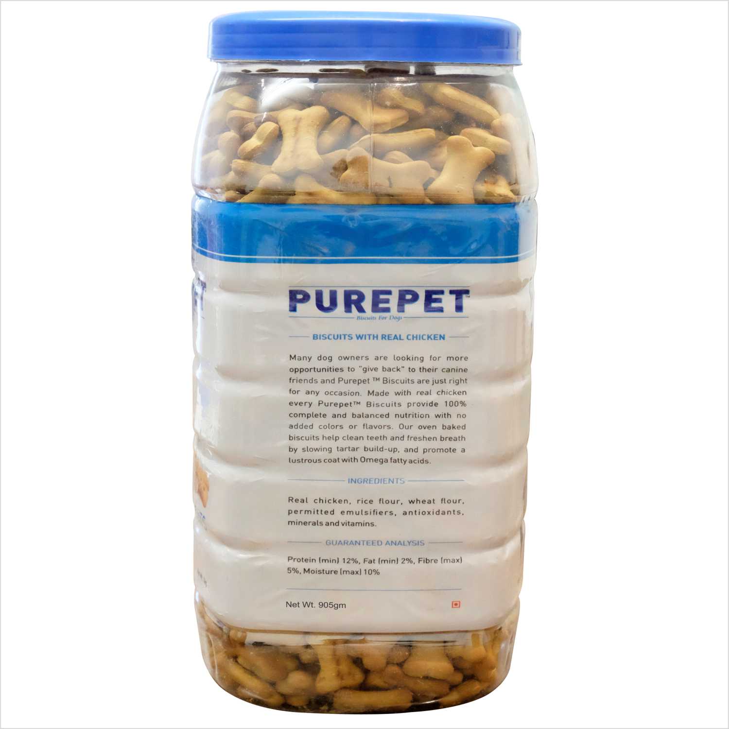 Purepet Milk Flavour Real Chicken Biscuit Dog Treats - Image 10