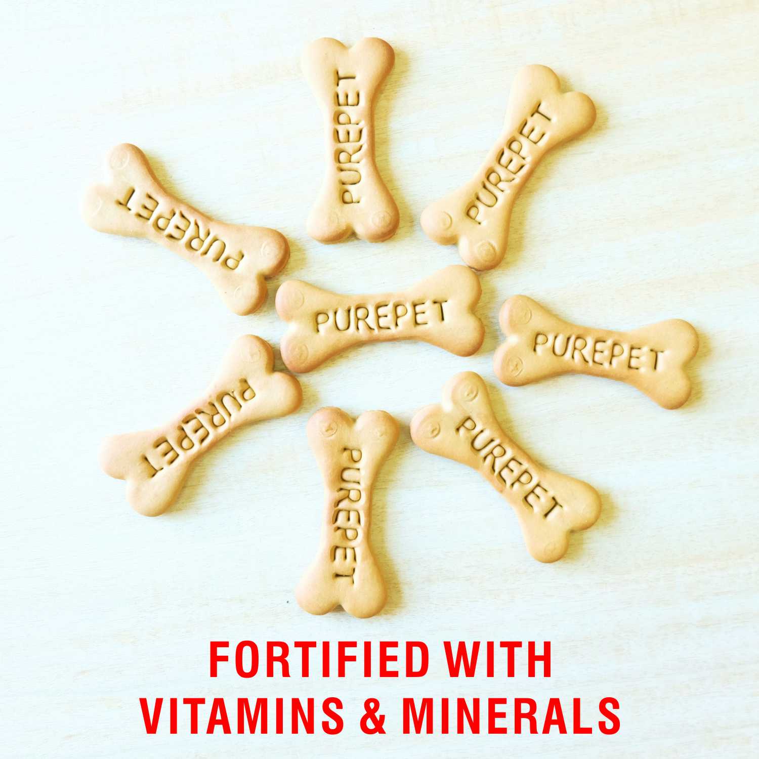 Purepet Milk Flavour Real Chicken Biscuit Dog Treats - Image 6