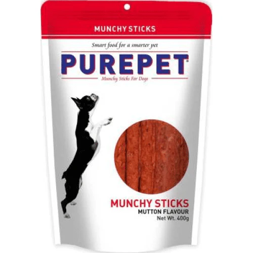 Purepet Mutton Flavour Munchy Sticks Dog Treat - Image 7