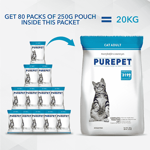 Purepet Ocean Fish Adult Cat Dry Food - Image 13