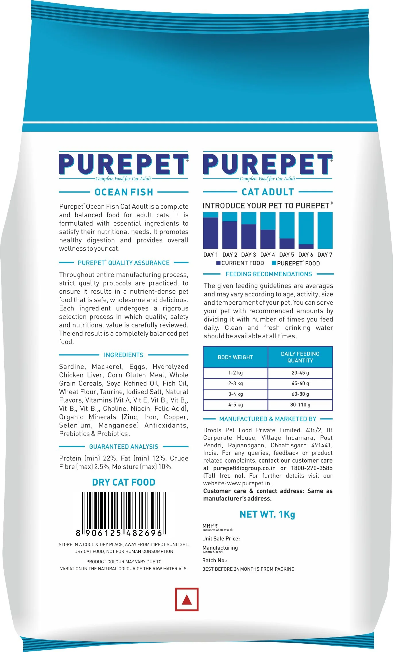Purepet Ocean Fish Adult Cat Dry Food - Image 15