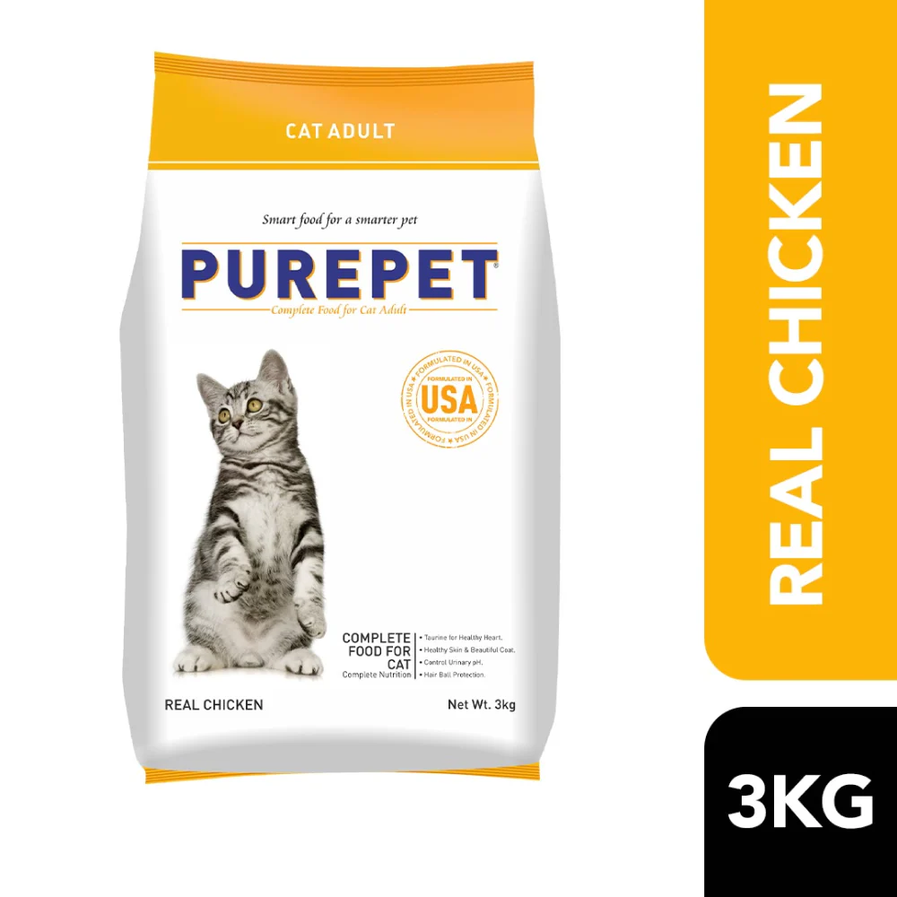 Purepet Real Chicken Adult Dry Cat Food - Image 6