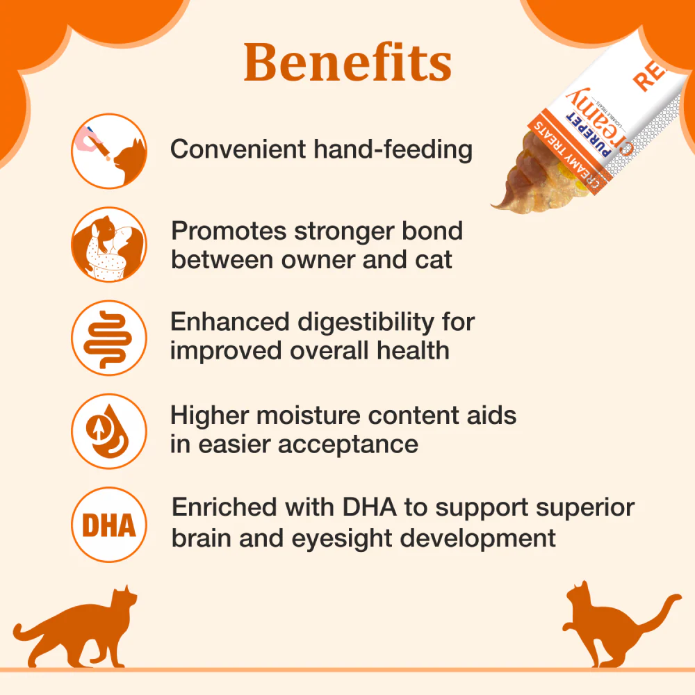 Purepet Real Chicken Lickable Creamy Treats for Cats - Image 4