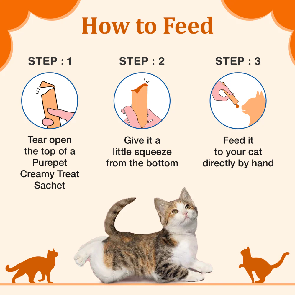 Purepet Real Chicken Lickable Creamy Treats for Cats - Image 8