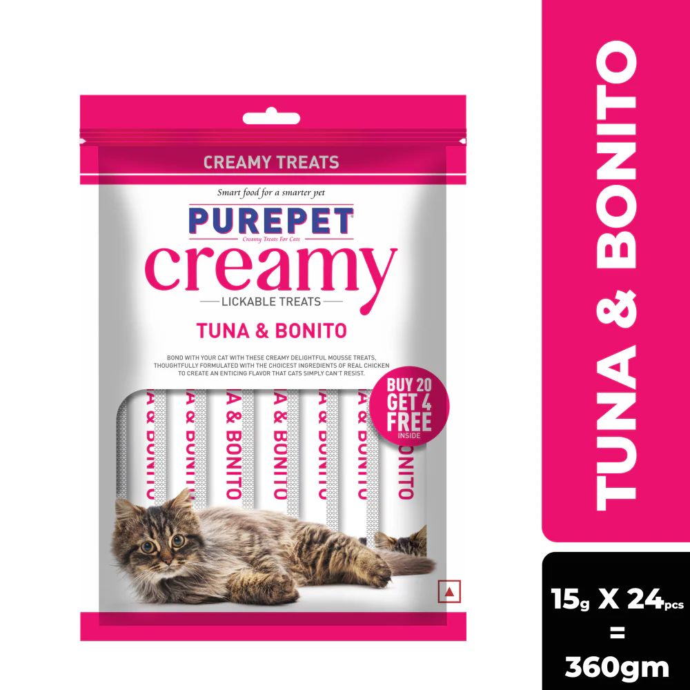 Purepet Tuna and Bonito Lickable Creamy Treats for Cats - Image 10