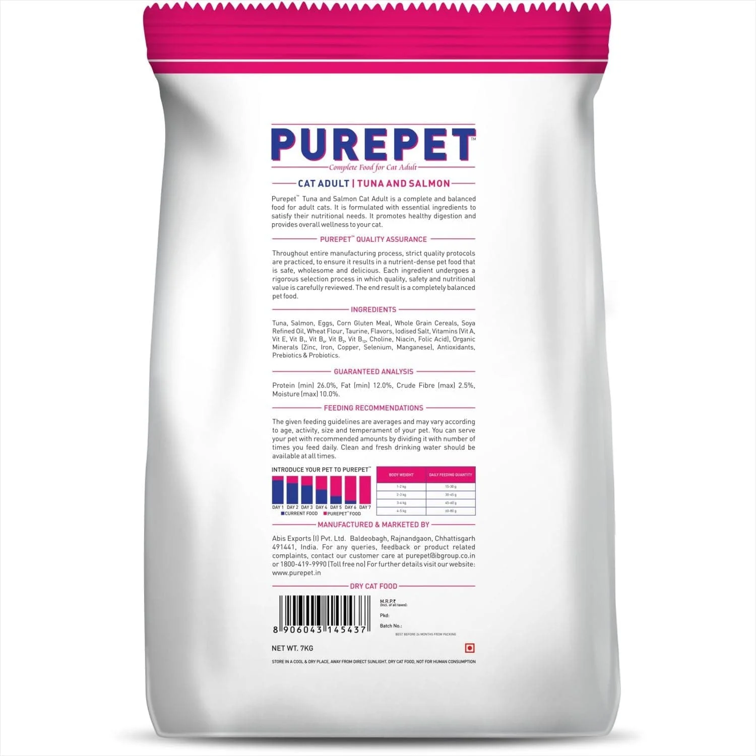 Purepet Tuna and Salmon Adult Cat Dry Food - Image 12