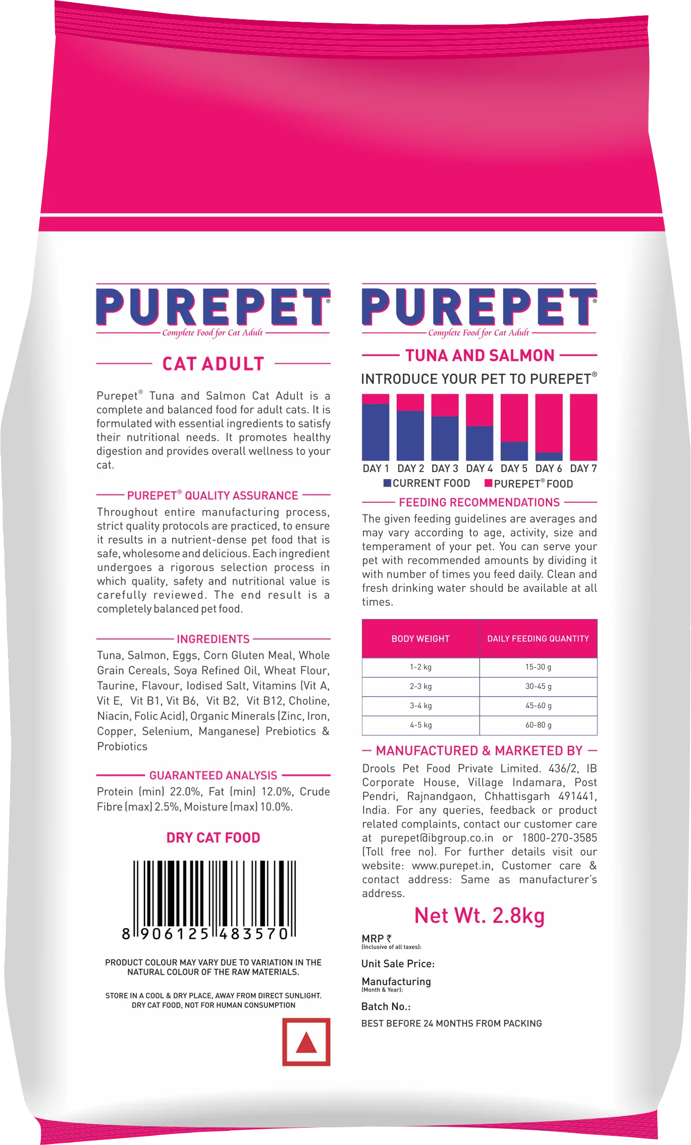 Purepet Tuna and Salmon Adult Cat Dry Food - Image 13