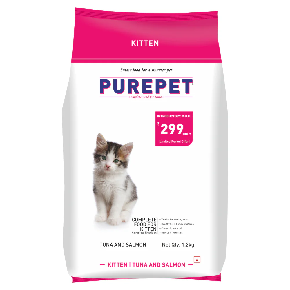 Purepet Tuna and Salmon Kitten Cat Dry Food - Image 2