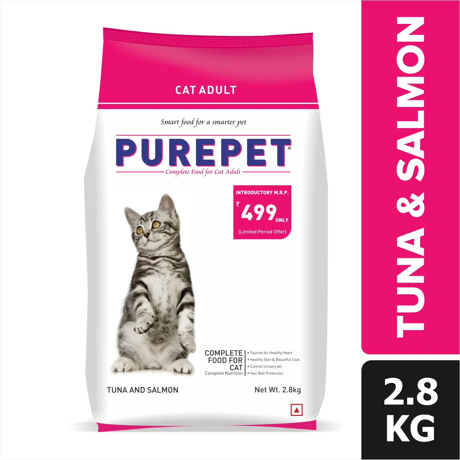 Purepet Tuna & Salmon and Seafood Adult Cat Dry Food Combo - Image 7