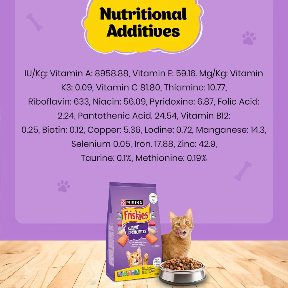 Friskies Surfin Cat Dry Food and Purina Felix Chicken with Jelly Adult Cat Wet Food Combo - Image 4