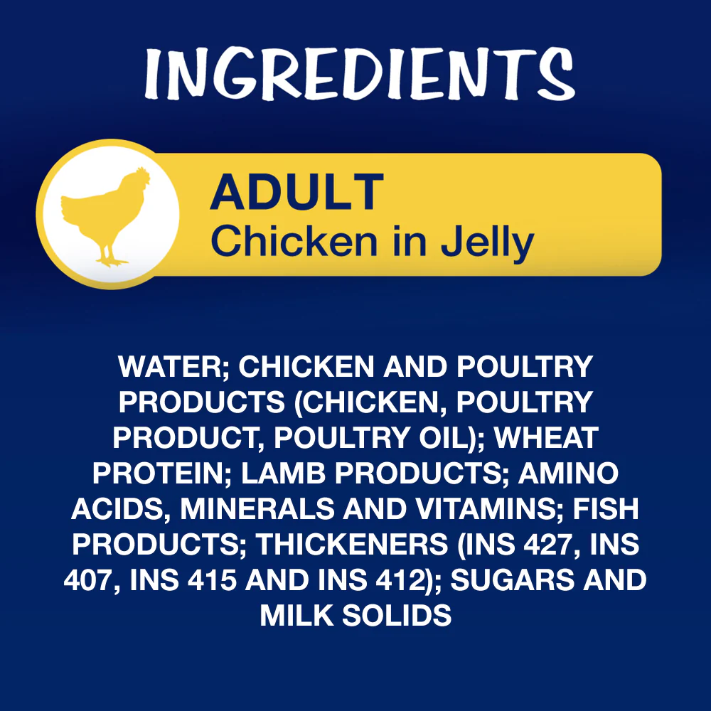 Purina Felix with Chicken in Jelly Complete and Balanced Adult Cat Wet Food - Image 4